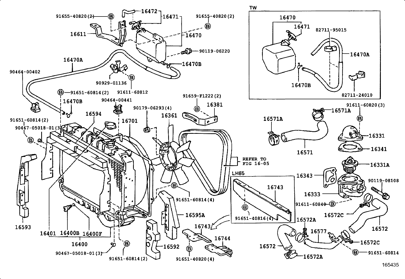  HIACE TRUCK |  RADIATOR WATER OUTLET