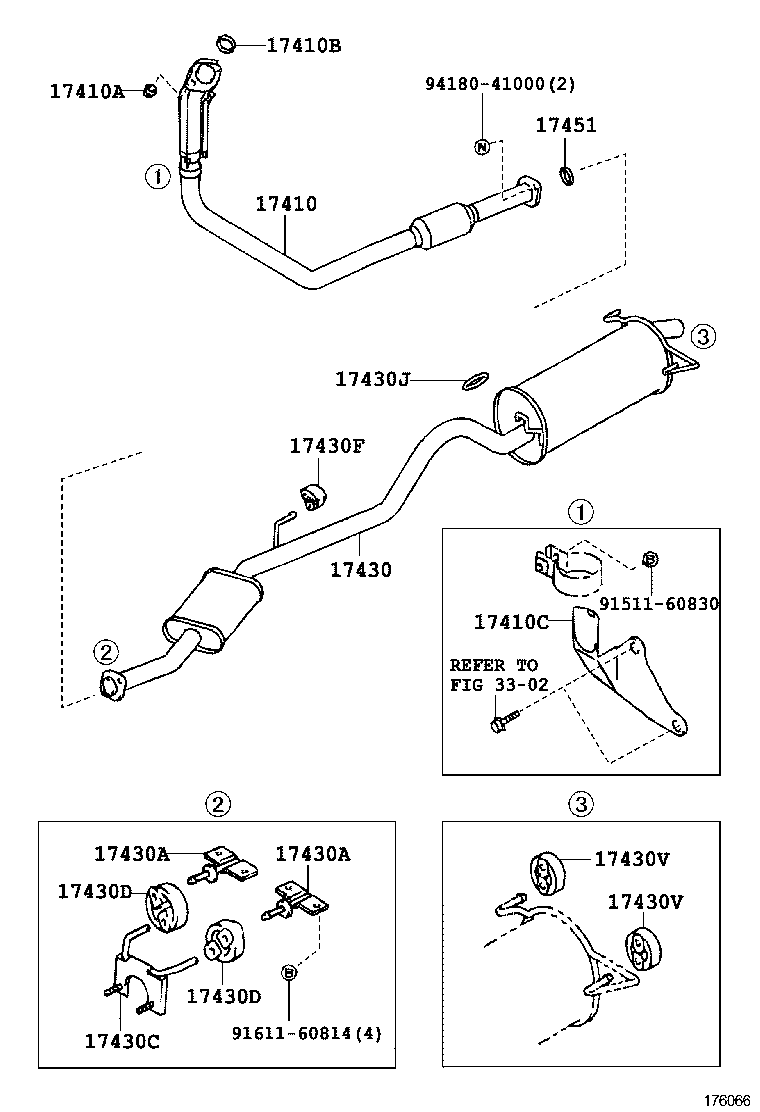  TOWN MASTERACE V WG |  EXHAUST PIPE