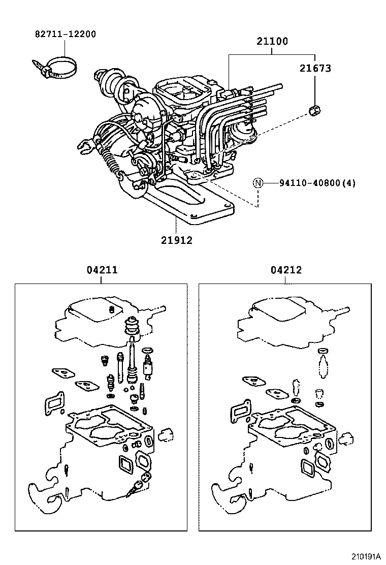  HILUX |  CARBURETOR ASSEMBLY