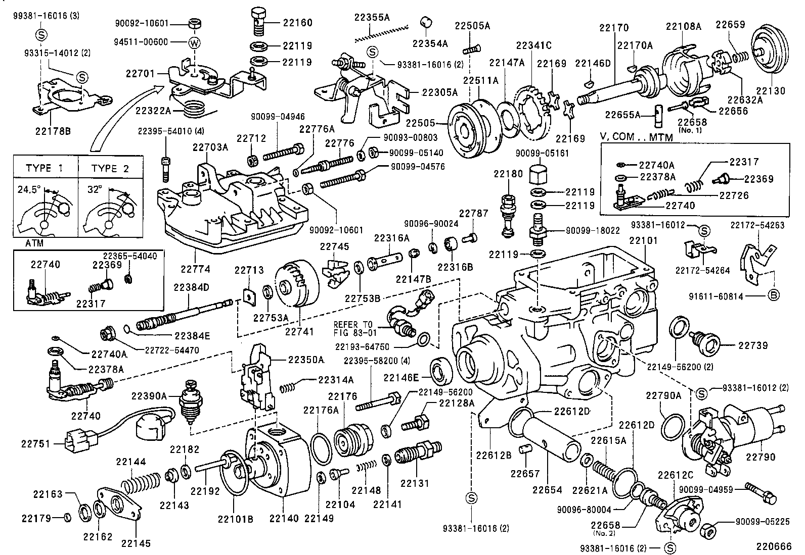  HIACE VAN WAGON |  INJECTION PUMP BODY