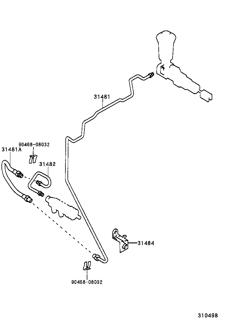  CHASER |  CLUTCH PEDAL FLEXIBLE HOSE