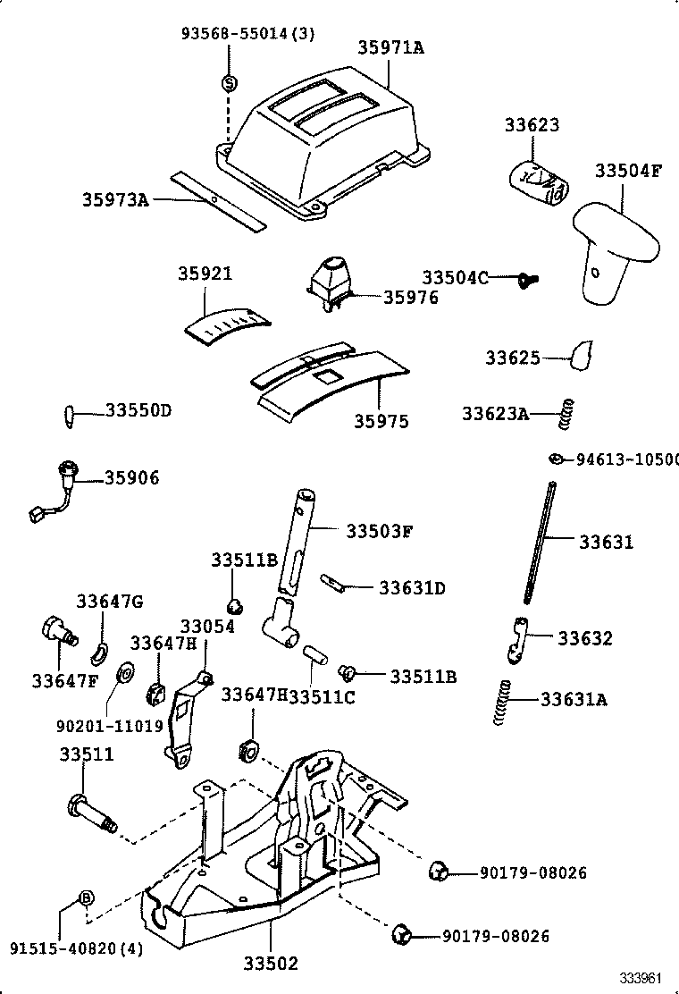  SPRINTER |  SHIFT LEVER RETAINER