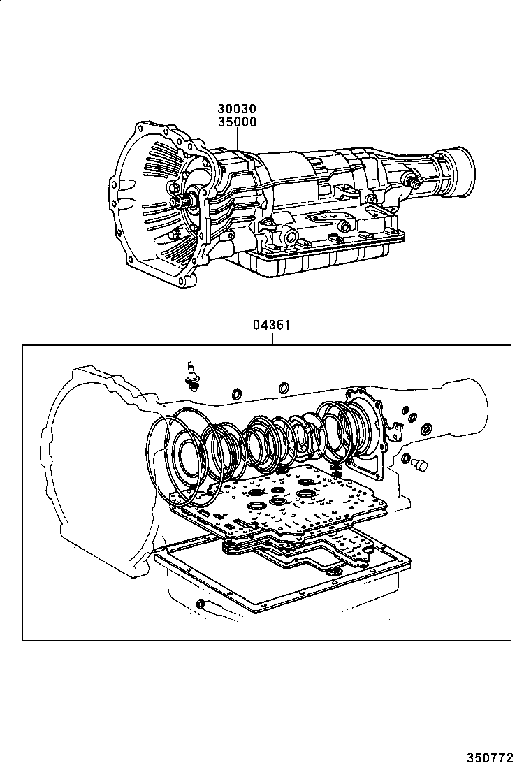  HILUX |  TRANSAXLE OR TRANSMISSION ASSY GASKET KIT ATM