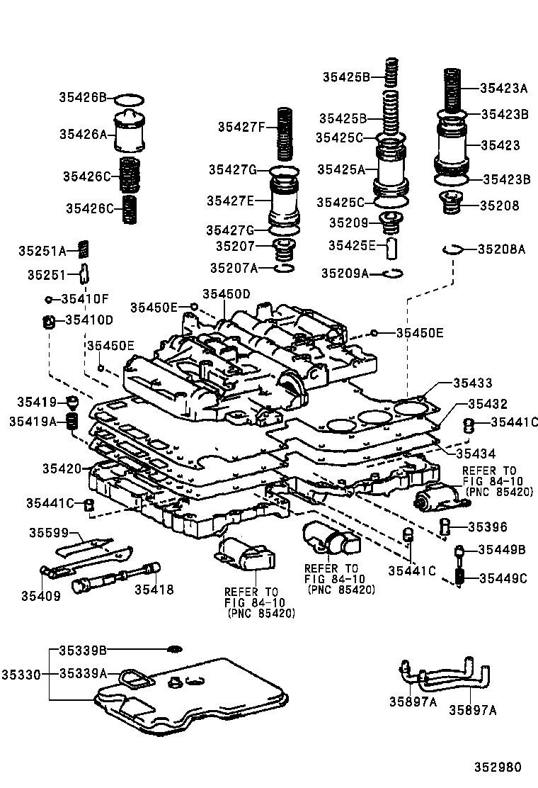  MARK 2 |  VALVE BODY OIL STRAINER ATM