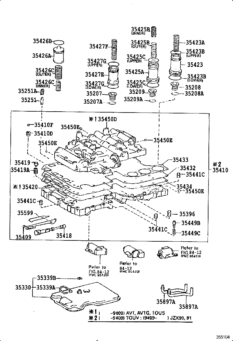  CHASER |  VALVE BODY OIL STRAINER ATM