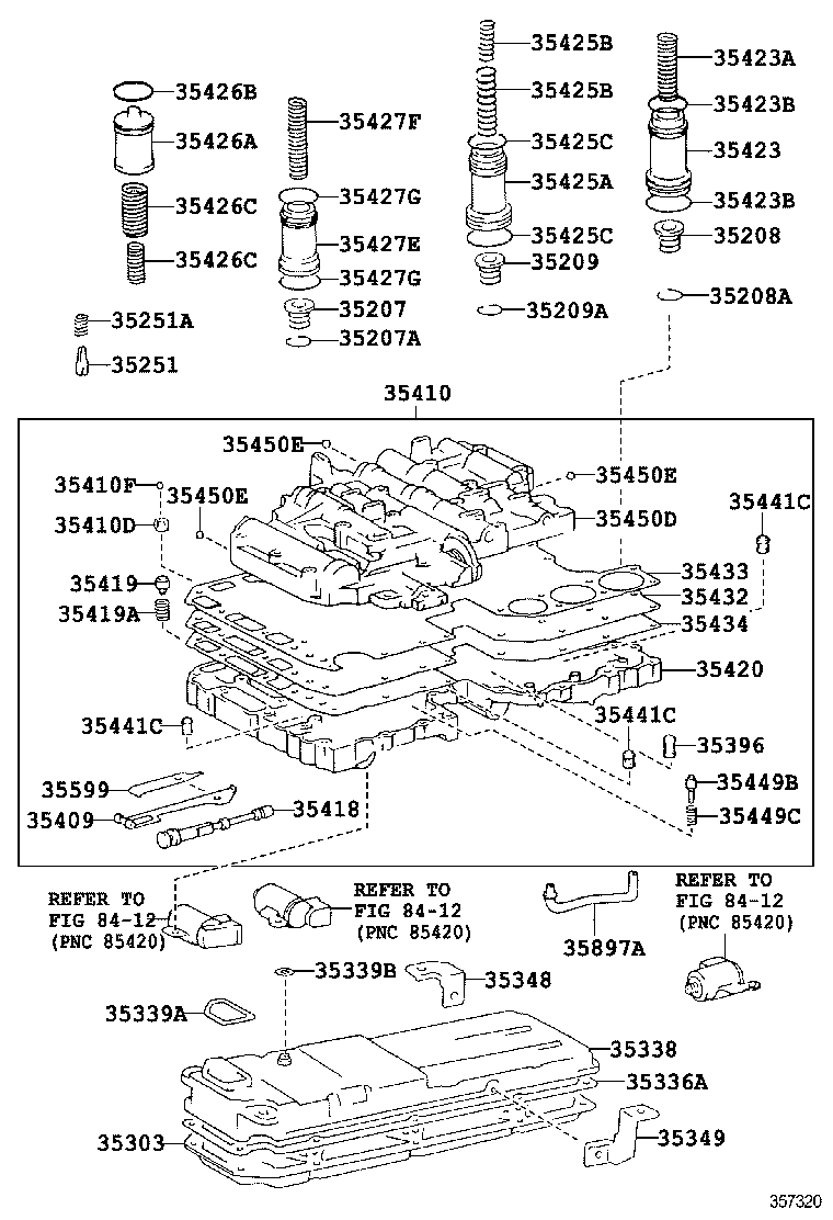  HILUX |  VALVE BODY OIL STRAINER ATM