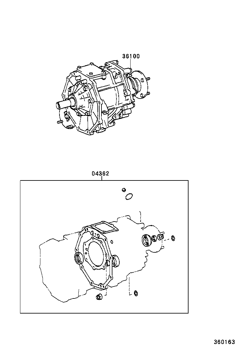  HILUX |  TRANSFER ASSEMBLY GASKET KIT