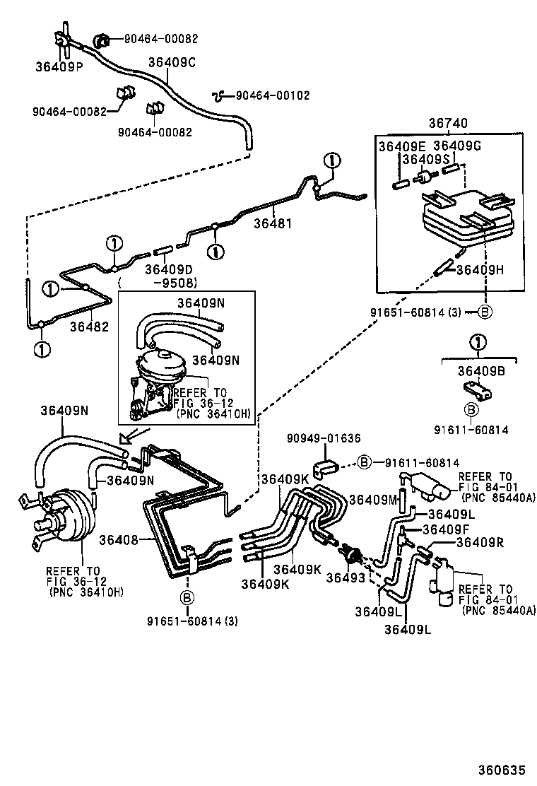  LITE TOWNACE V WG |  TRANSFER VACUUM PIPING
