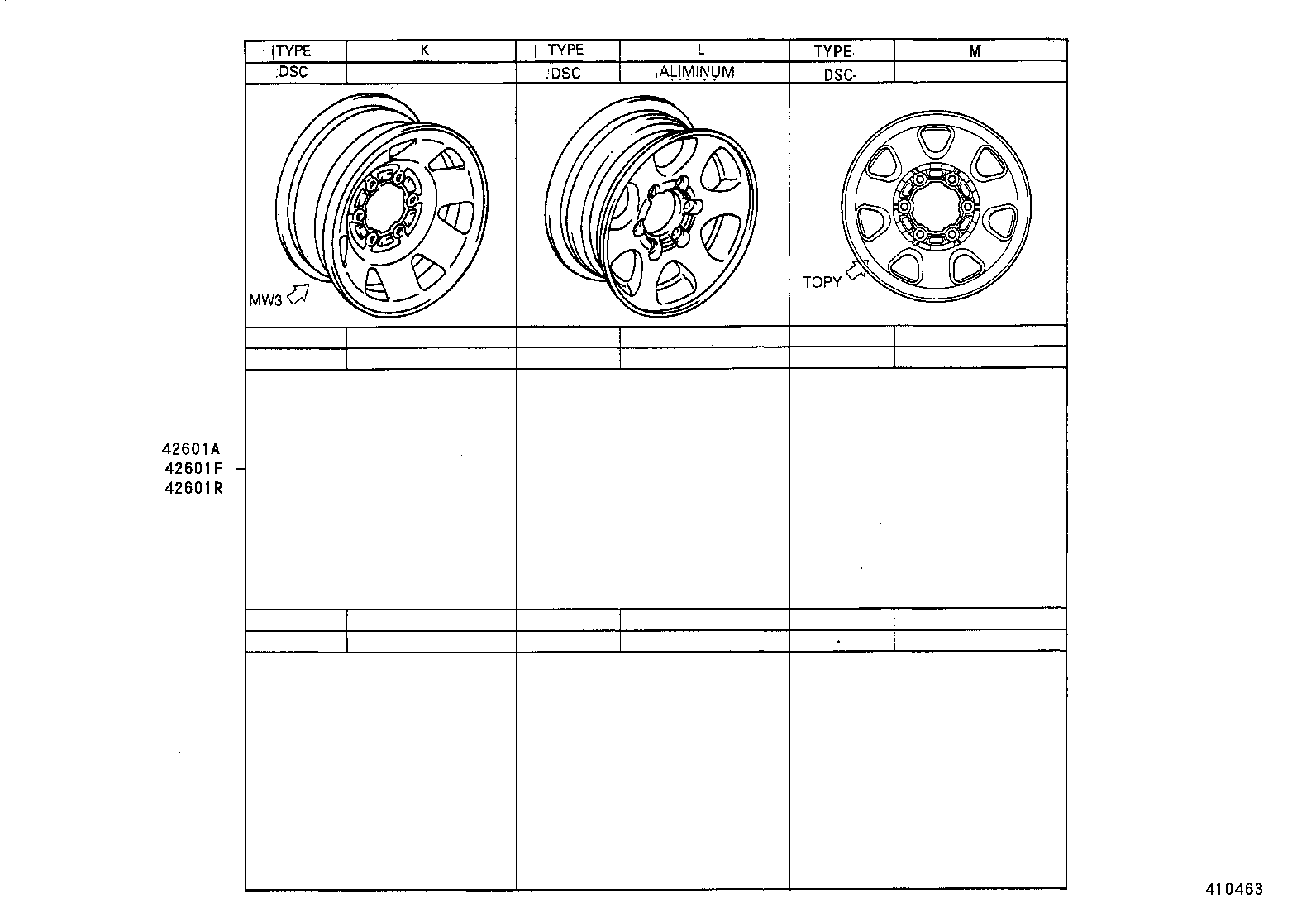  HILUX |  DISC WHEEL WHEEL CAP
