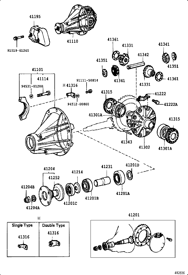  CROWN |  REAR AXLE HOUSING DIFFERENTIAL