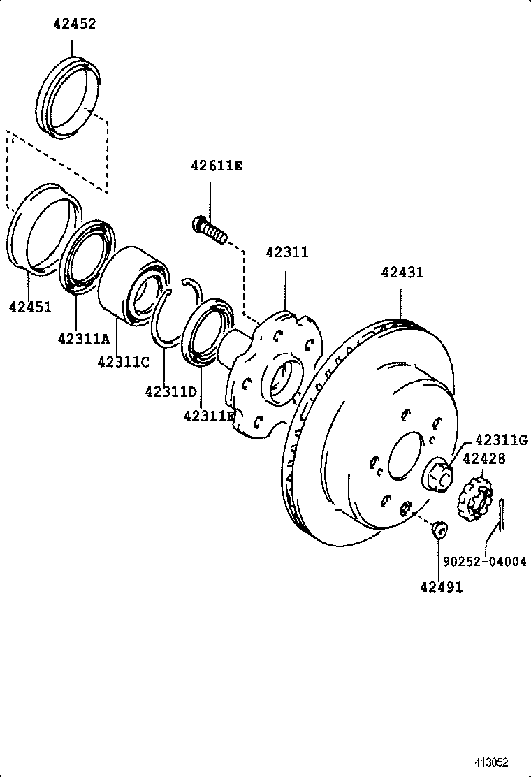  MARK 2 |  REAR AXLE SHAFT HUB