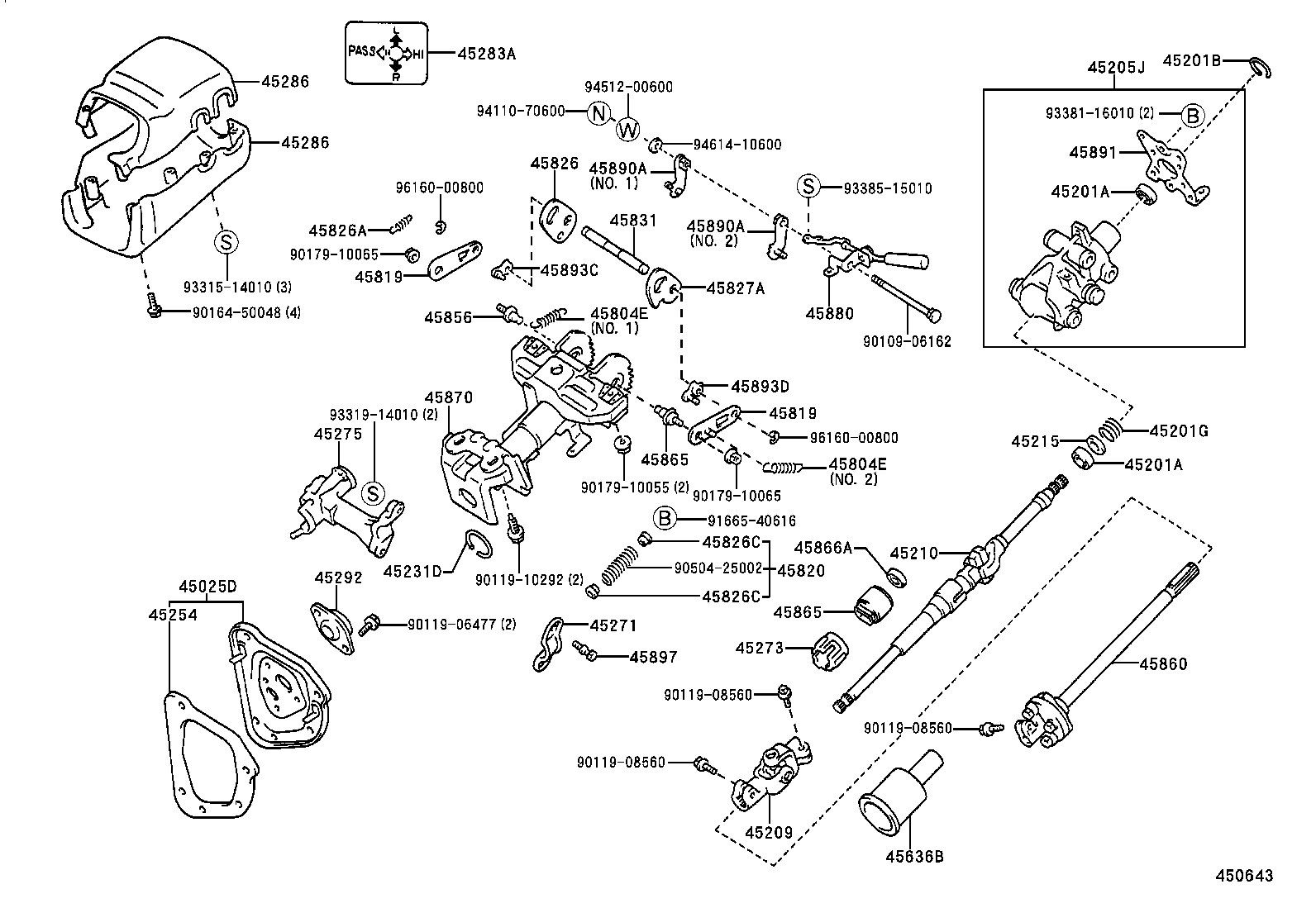 HILUX | STEERING COLUMN SHAFT