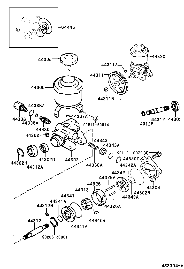  MARK 2 |  VANE PUMP RESERVOIR POWER STEERING