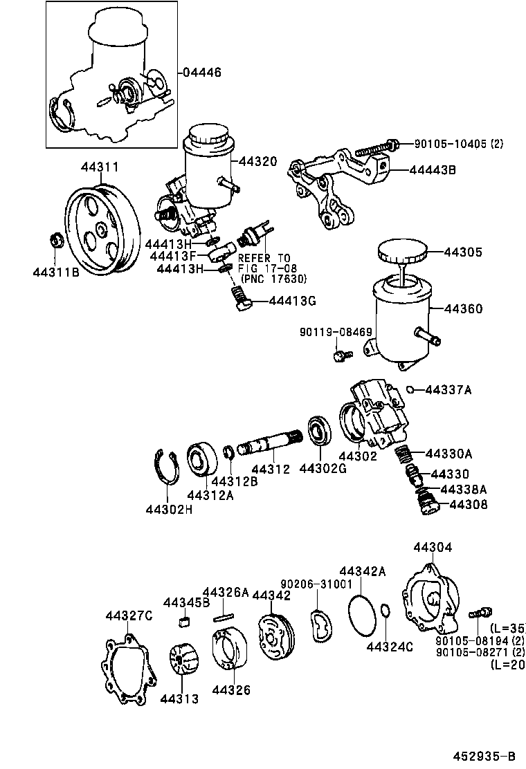  MARK 2 |  VANE PUMP RESERVOIR POWER STEERING