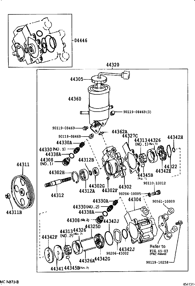  CROWN CROWN MAJESTA |  VANE PUMP RESERVOIR POWER STEERING