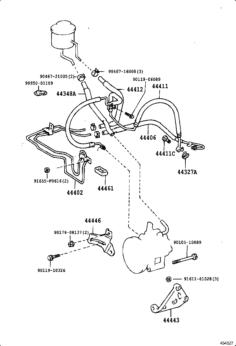  MARK 2 |  POWER STEERING TUBE