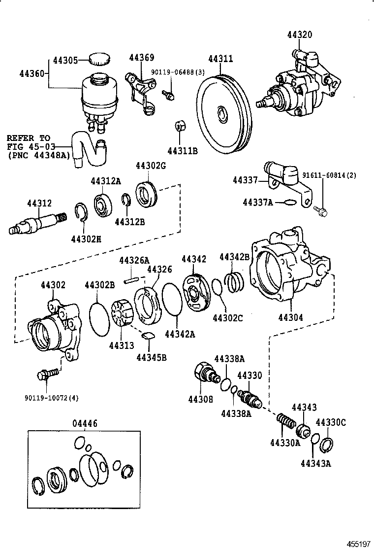  MARK 2 |  VANE PUMP RESERVOIR POWER STEERING