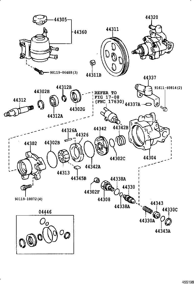  CHASER |  VANE PUMP RESERVOIR POWER STEERING