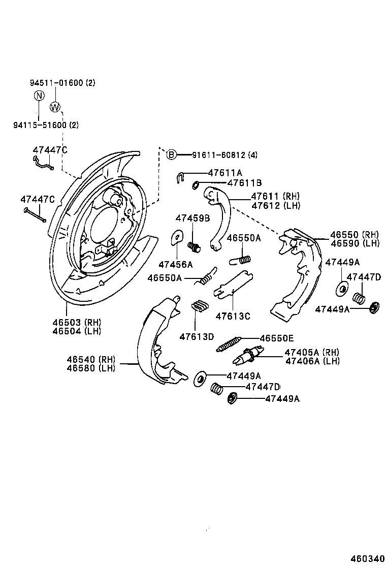  CROWN |  PARKING BRAKE CABLE