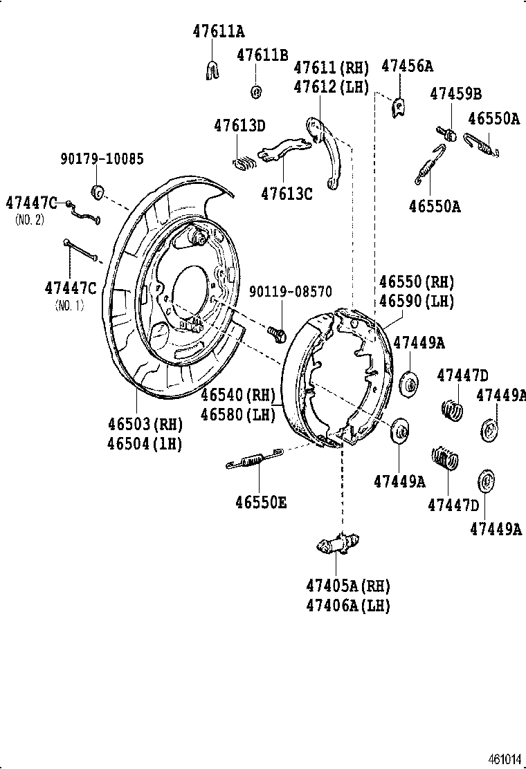  SOARER |  PARKING BRAKE CABLE