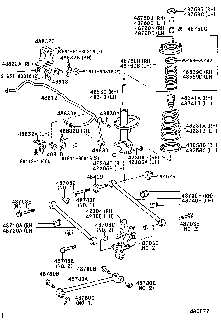  CARINA FF |  REAR SPRING SHOCK ABSORBER