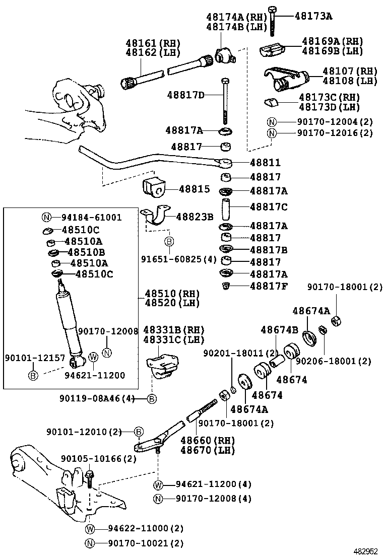  HIACE TRUCK |  FRONT SPRING SHOCK ABSORBER