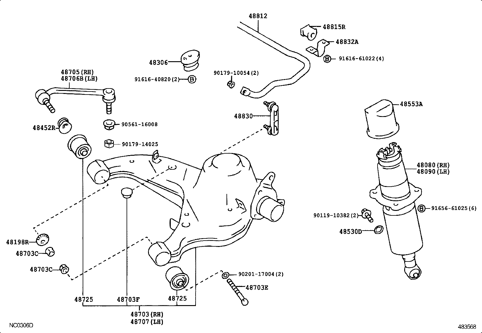  CROWN |  REAR SPRING SHOCK ABSORBER