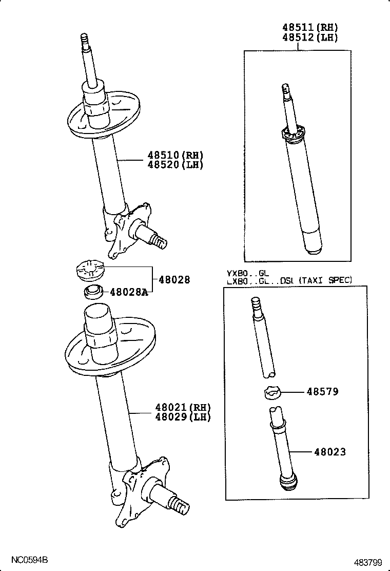  MARK 2 |  FRONT SPRING SHOCK ABSORBER