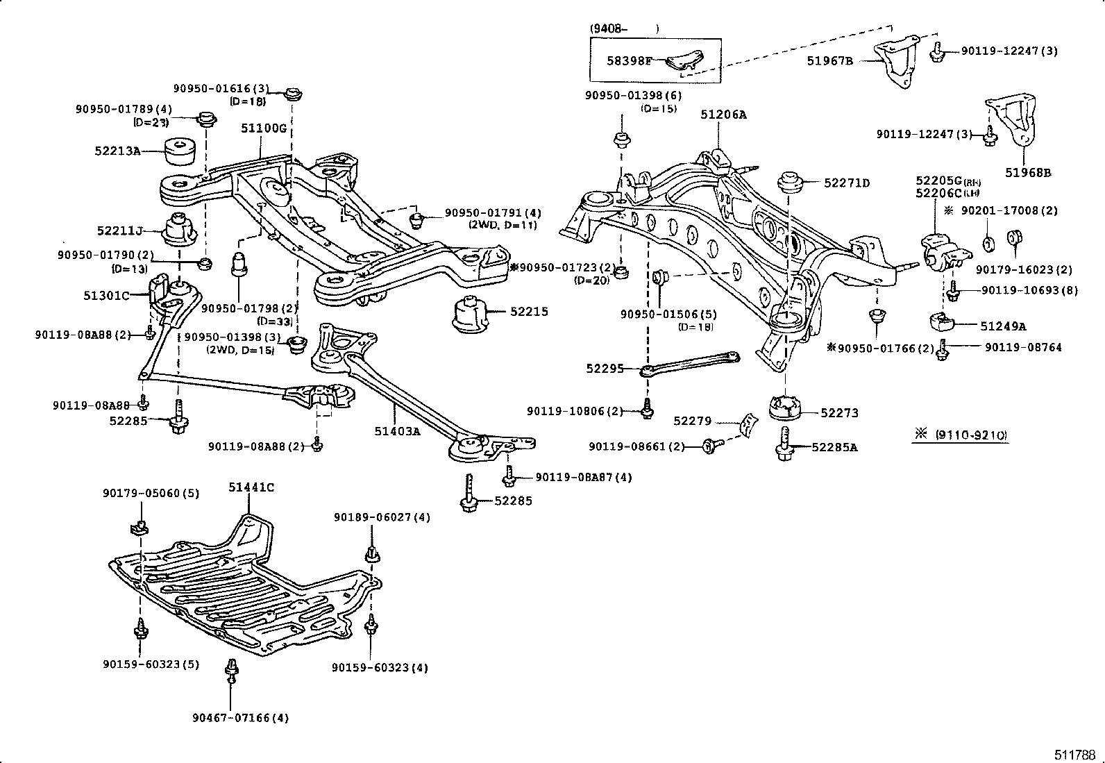  ARISTO |  SUSPENSION CROSSMEMBER UNDER COVER