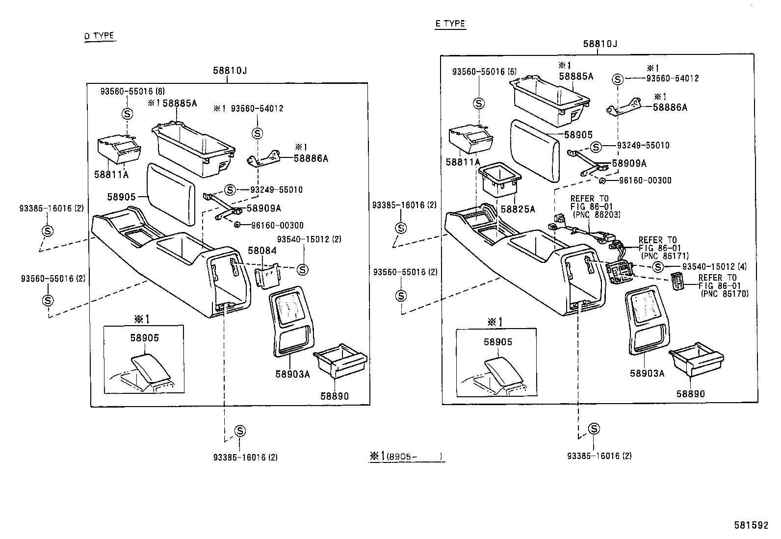  CENTURY |  CONSOLE BOX BRACKET