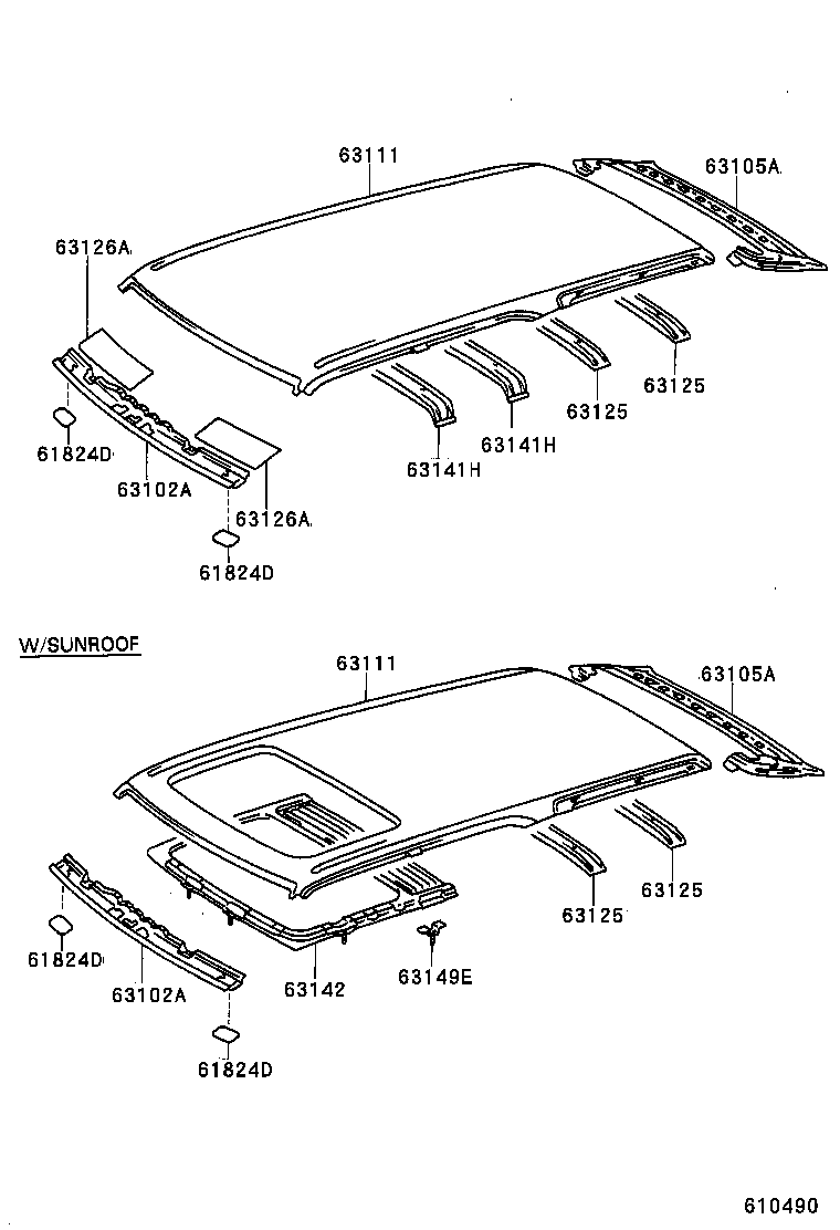  HILUX |  ROOF PANEL BACK PANEL
