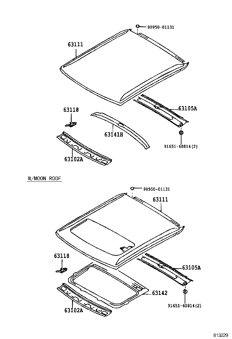  SPRINTER |  ROOF PANEL BACK WINDOW GLASS