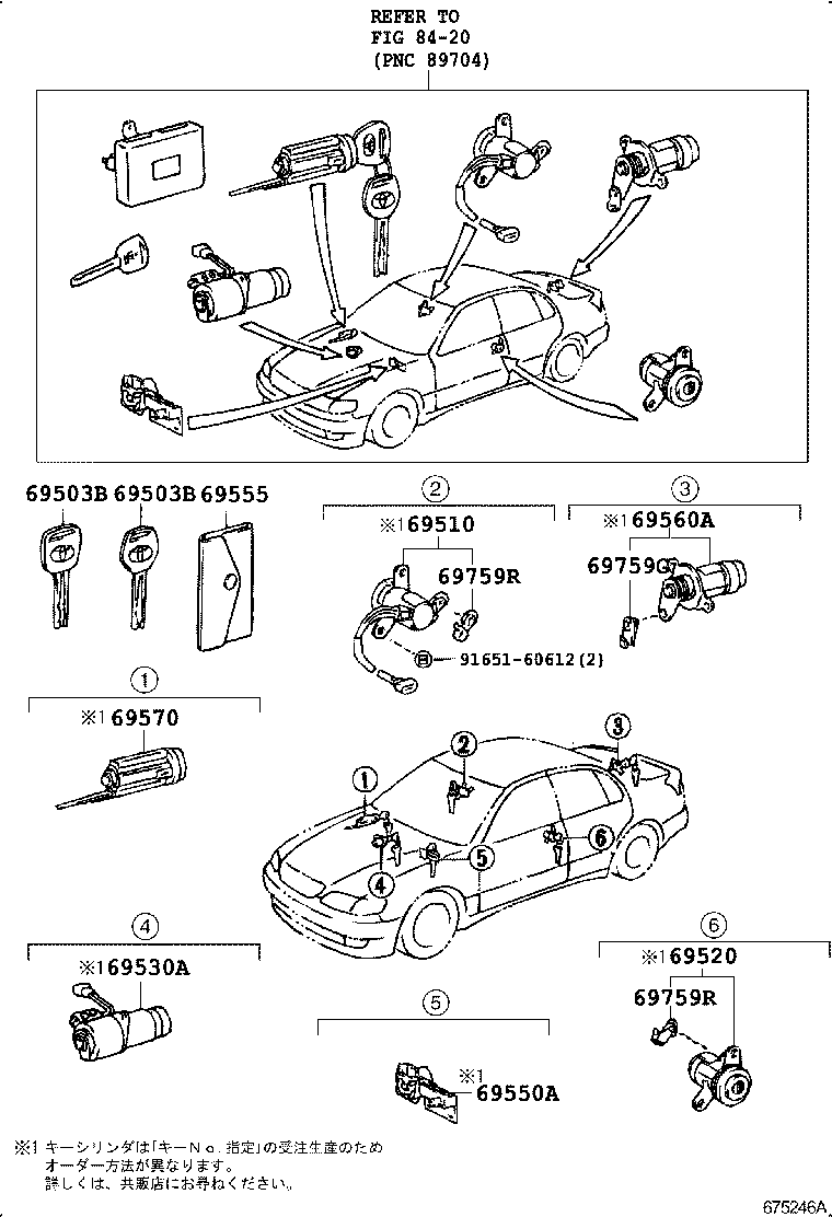  ARISTO |  LOCK CYLINDER SET