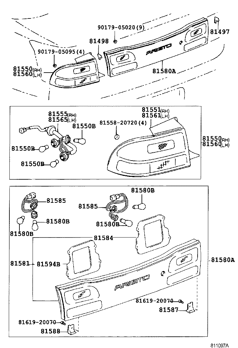  ARISTO |  REAR COMBINATION LAMP
