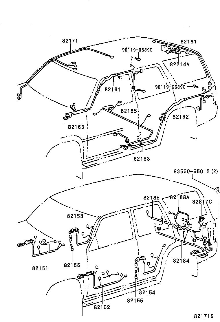  HILUX |  WIRING CLAMP