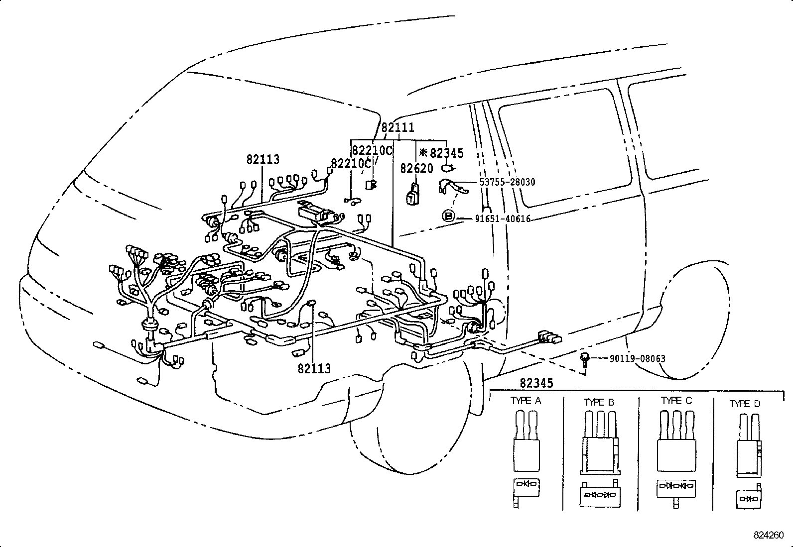  LITE TOWNACE V WG |  WIRING CLAMP
