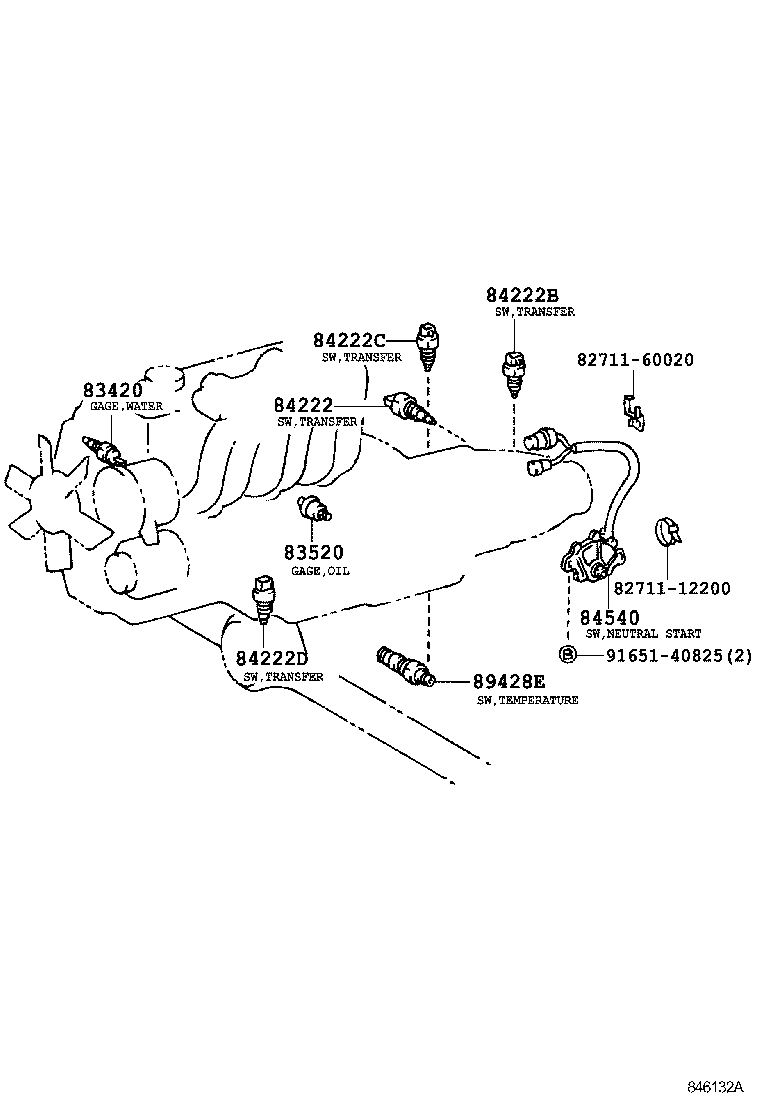  LAND CRUISER VAN |  SWITCH RELAY COMPUTER
