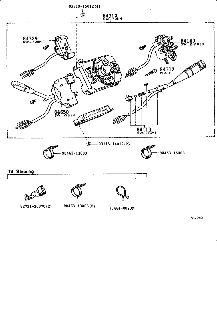  DYNA TOYOACE |  SWITCH RELAY COMPUTER
