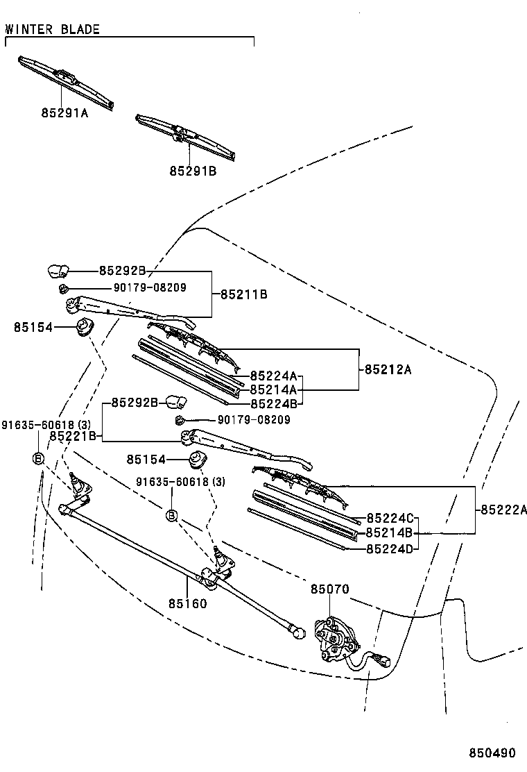  HIACE TRUCK |  WINDSHIELD WIPER