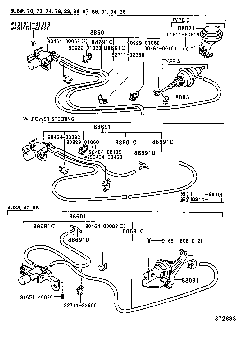  DYNA TOYOACE |  HEATING AIR CONDITIONING VACUUM PIPING