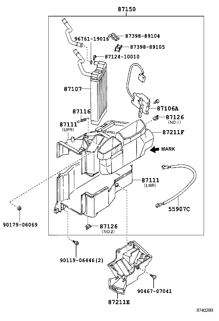  HILUX |  HEATING AIR CONDITIONING HEATER UNIT BLOWER