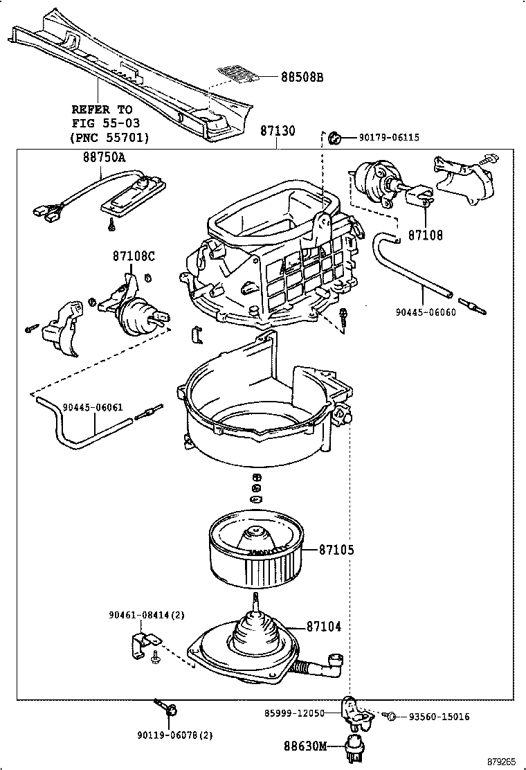  CENTURY |  HEATING AIR CONDITIONING HEATER UNIT BLOWER