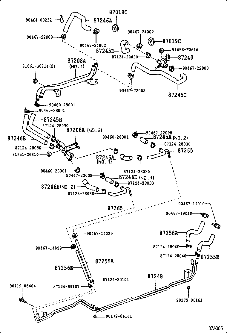  HILUX |  HEATING AIR CONDITIONING WATER PIPING