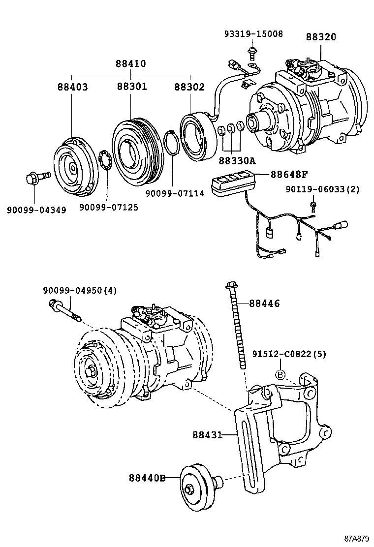  HILUX |  HEATING AIR CONDITIONING COMPRESSOR