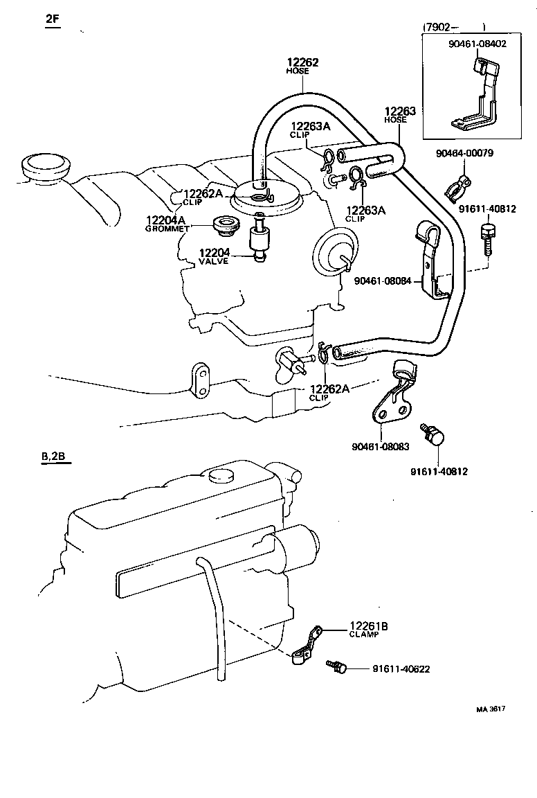  LAND CRUISER 40 50 |  VENTILATION HOSE