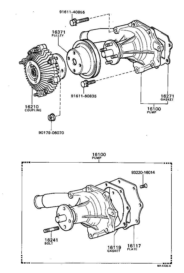  HILUX |  WATER PUMP