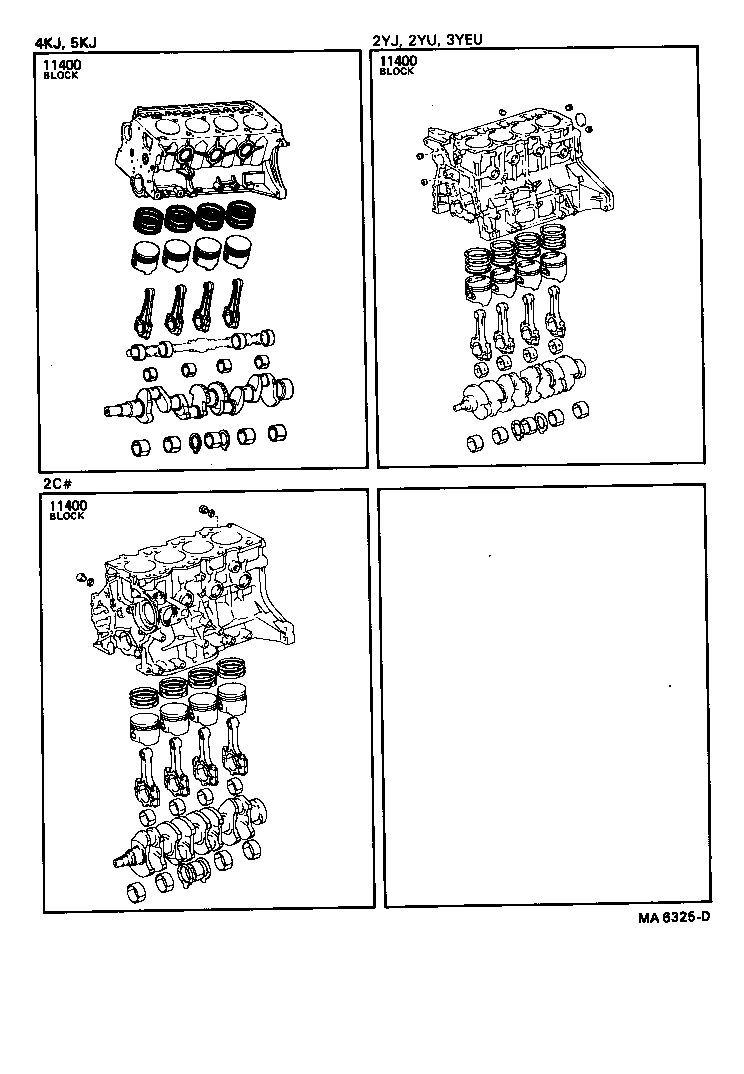  TOWN MASTERACE V WG |  SHORT BLOCK ASSEMBLY