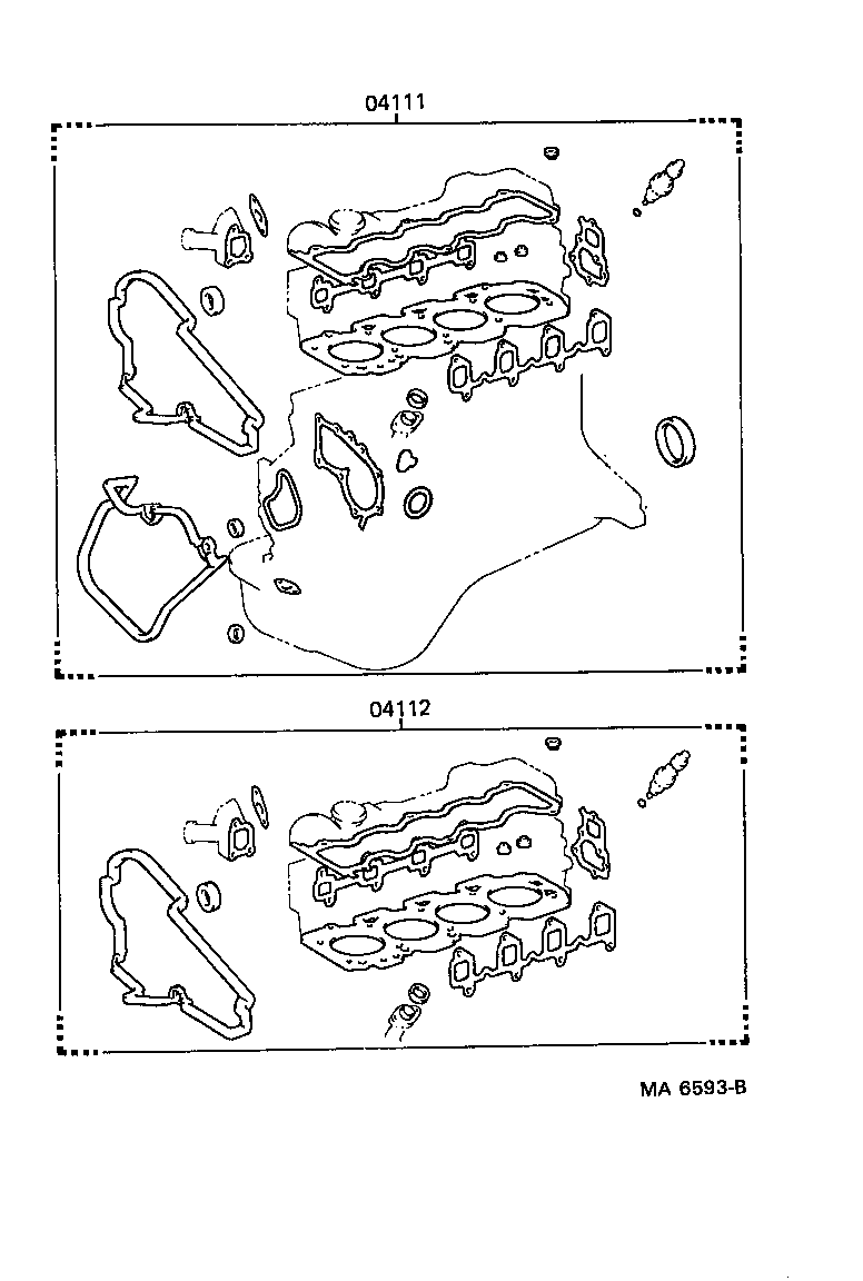  TOWN MASTERACE V WG |  ENGINE OVERHAUL GASKET KIT