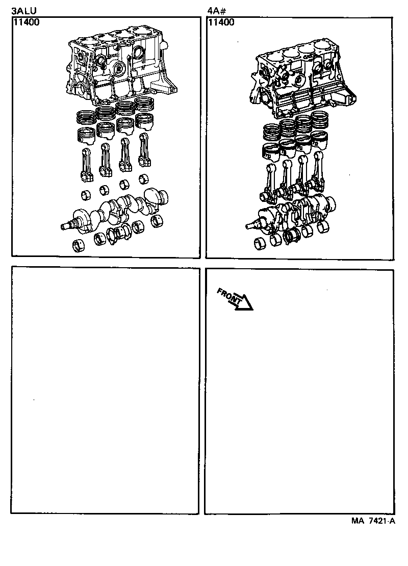  MR2 |  SHORT BLOCK ASSEMBLY