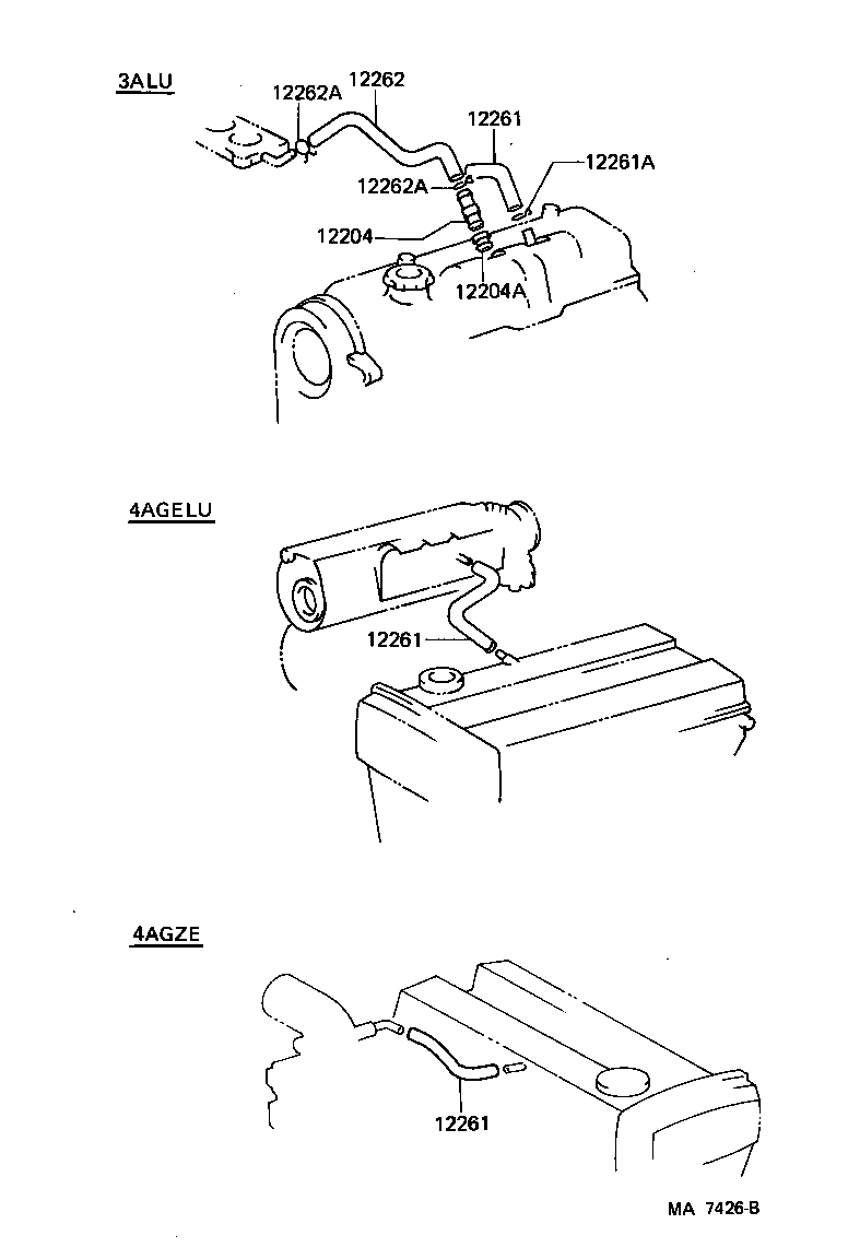  MR2 |  VENTILATION HOSE